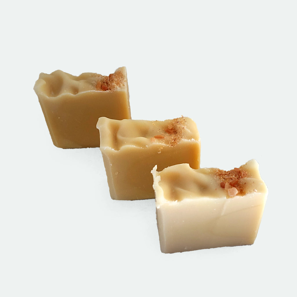 seife creamy vegan beige braun gelb